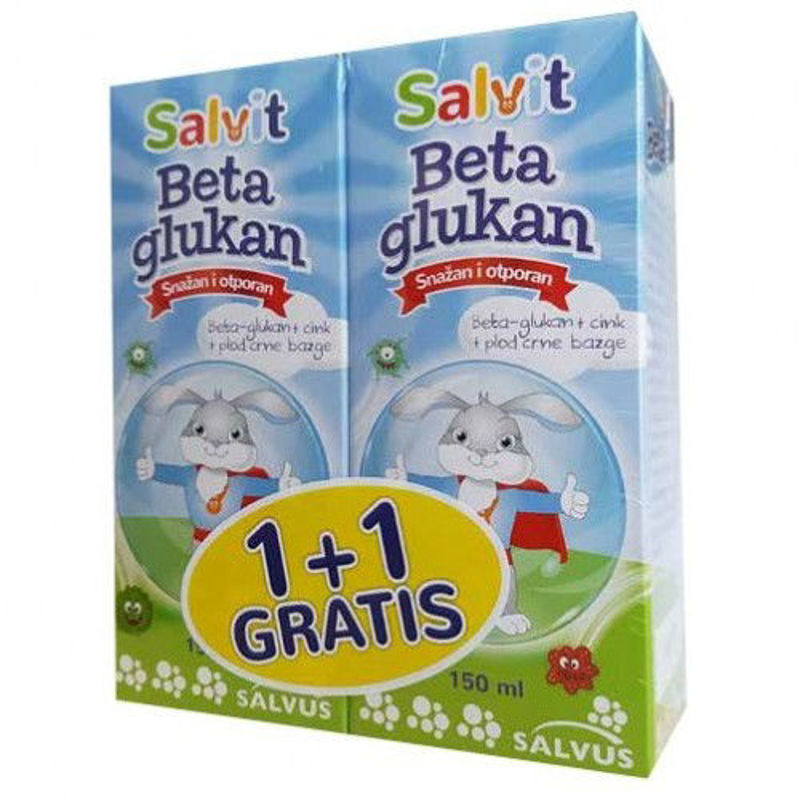 Picture of SALVIT BETA  GLUkAN  SIRUP 150 ML 1+1 GRATIS