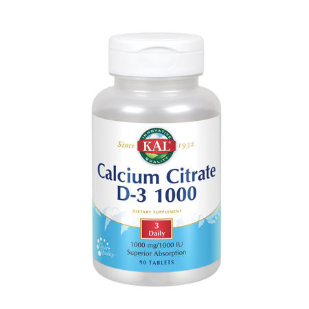 Picture of KAL CALCIUM CITRATE+D3, 90 KAPSULA