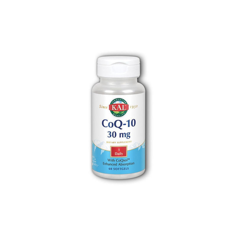 Picture of KAL COENZYME Q-10 30MG, 60 PERLI