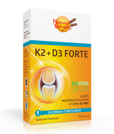Picture of NATURAL WEALTH  K2D3 FORTE 20 KAPSULA