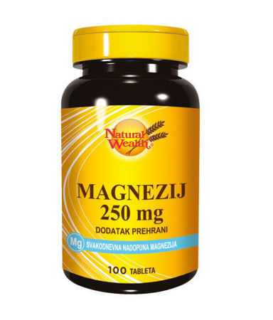 Picture of NATURAL WEALTH MAGNEZIJ 250 MG, 100 TABLETA