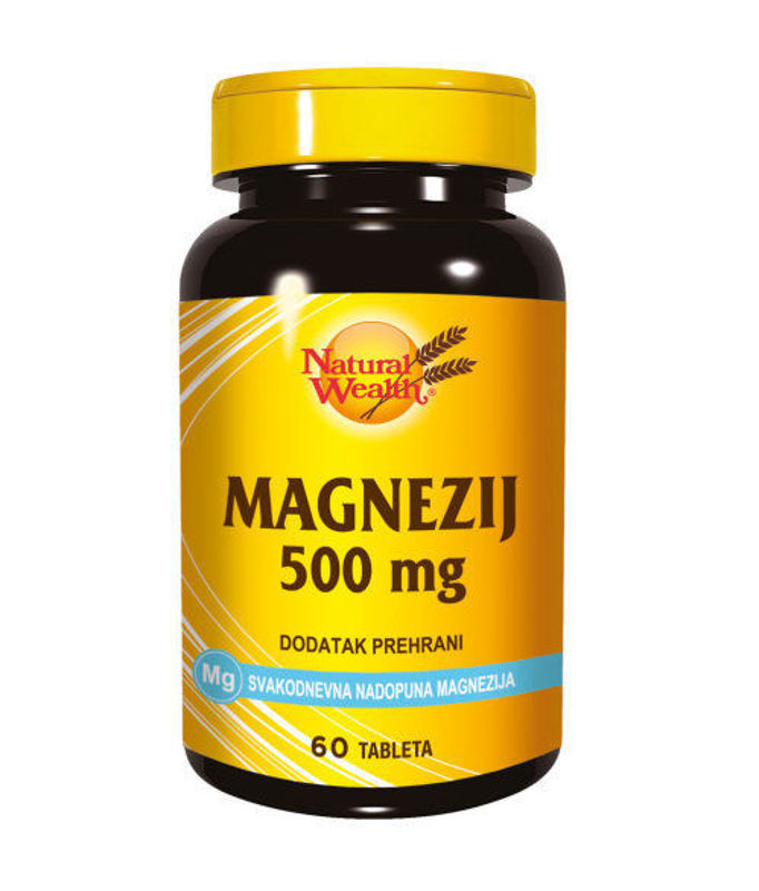 Picture of NATURAL WEALTH MAGNEZIJ 500 MG, 60 TABLETA