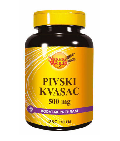 Picture of NATURAL WEALTH PIVSKI KVASAC  TBL 250X500MG