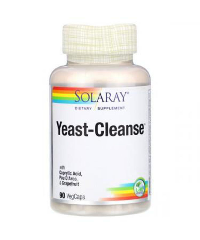 Picture of SOLARAY YEAST CLEANSE 90 KAPSULA