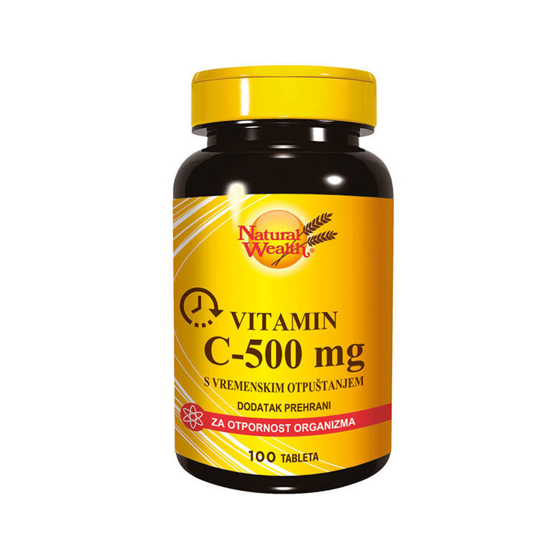 Picture of NATURAL WEALTH C-500 VITAMIN S VREMENSKIM OTPUŠTANJEM, 100 TABLETA