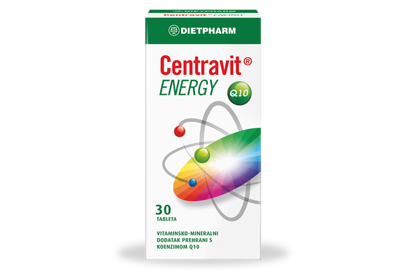 Picture of CENTRAVIT ENERGY Q10  30 TABLETA