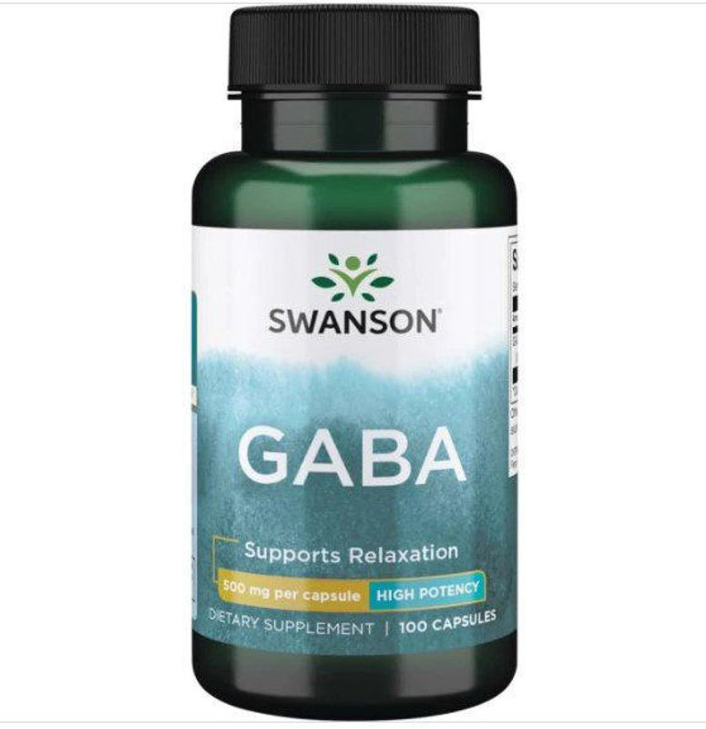 Picture of SWANSON GABA 500 MG A 100 KAPS