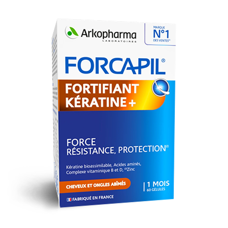 Picture of ARKOPHARMA FORCAPIL KERATIN+  60 KAPSULA