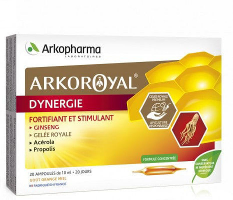 Picture of ARKOROYAL DYNERGIE AMPULE 20X10 ML
