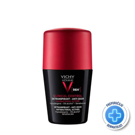 Picture of VICHY DEO ROLL ON HOMME CLINIC 96 H 50ML