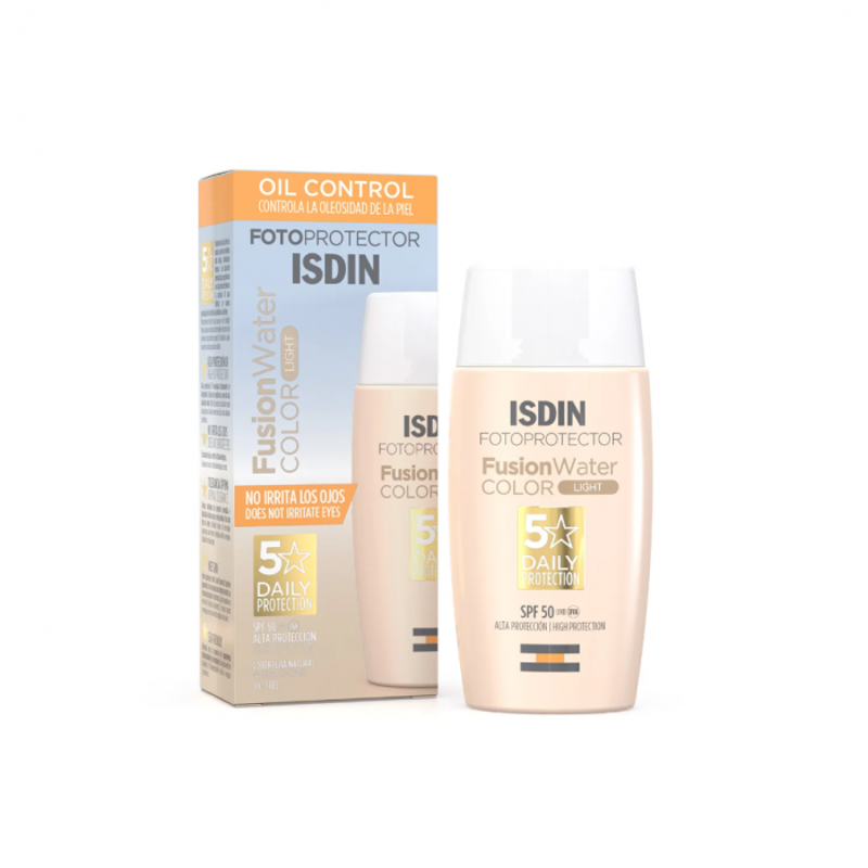 Picture of ISDIN SUN FOTOPROTECTOR FUSION WATER COLOR LIGHT SPF50+ 50 ML