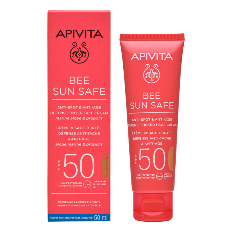 Picture of APIVITA BEE SUN SAFE KREMA HIPERPIGMENTACIJE GOLD SPF50 50ML