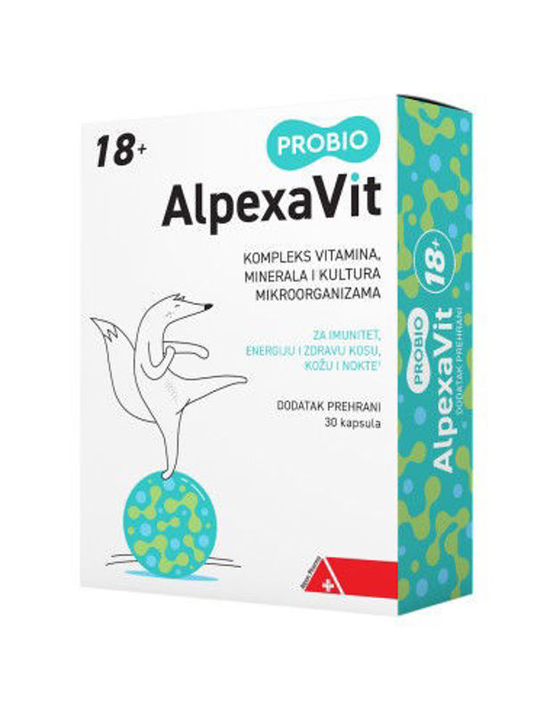 Picture of ALPEXAVIT PROBIO 18+CAPS 30 KOM