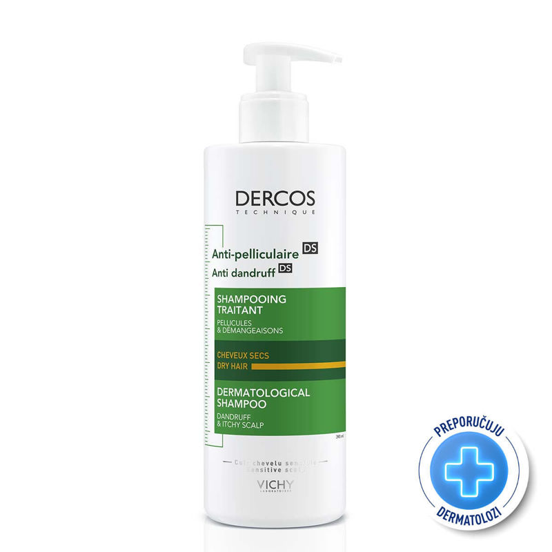 Picture of VICHY DERCOS DS ŠAMPON PROTIV PRHUTI SUHA KOSA 390 ML