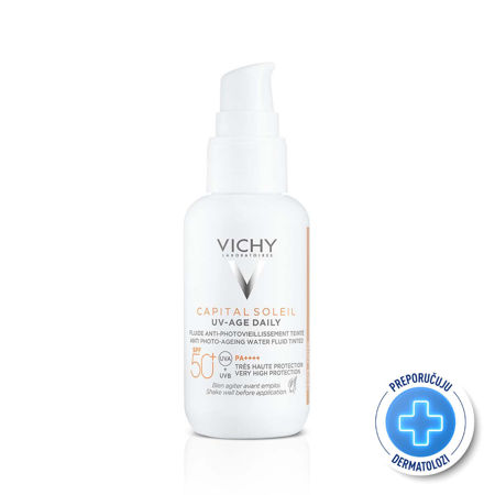 Picture of VICHY CAPITAL SOLEIL UV AGE DAILY OBOJENI FLUID SPF-50+ 40 ML