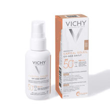 Picture of VICHY CAPITAL SOLEIL UV AGE DAILY OBOJENI FLUID SPF-50+ 40 ML