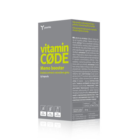 Picture of YASENKA VITAMIN CODE MEMO BOOSTER 75 KAPS