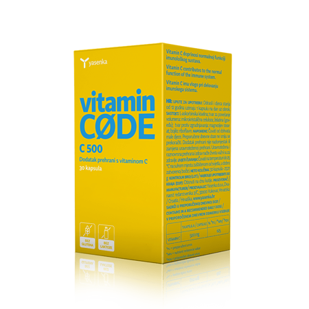 Picture of YASENKA VITAMIN CODE C 500 30 KAPSULA