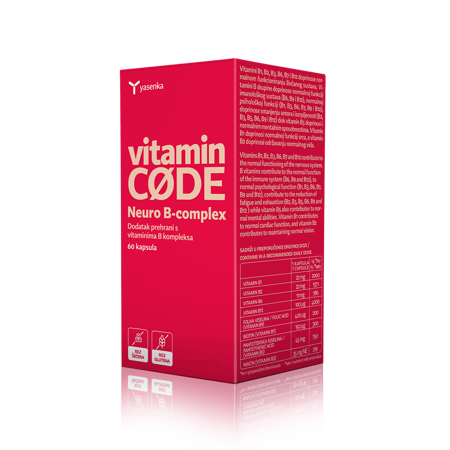 Picture of YASENKA VITAMIN CODE NEURO B-COMPLEX 60 KOM