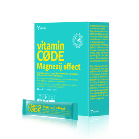 Picture of YASENKA VITAMIN CODE MAGNEZIJ EFFECT 20 VREĆICA