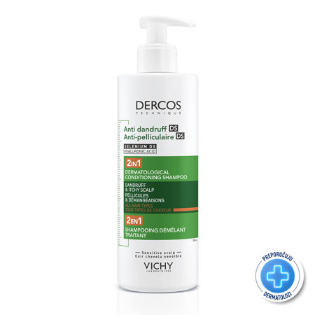 Picture of VICHY DERCOS ŠAMPON PROTIV PRHUTI 2 U 1 390 ML